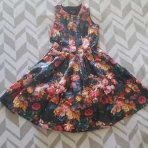 Ava and Yelly floral skater dress
